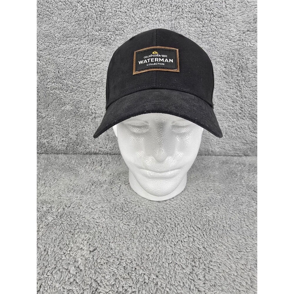Quiksilver Waterman Perf Turf Cap Black Performance Hat Men’s OSFA.